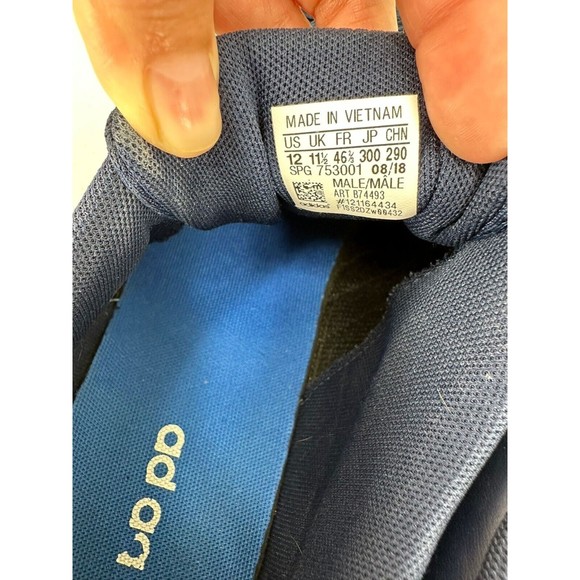 Adidas Tennis Shoes Sneakers Blue and White. Size 12 - Picture 11 of 12